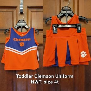 Clemson Tigers Cheerleading uniform, toddler size 4